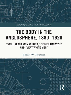 cover image of The Body in the Anglosphere, 1880–1920